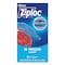 Ziploc Double Zipper Freezer Bags, 1 qt, 2.7 mil, 6.97" x 7.7", Clear, PK9 PK 314444 - alternate 2
